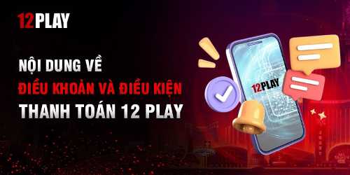 Điều khoản sử dụng 12Play trong hoạt động xử lý các giao dịch tiền tệ